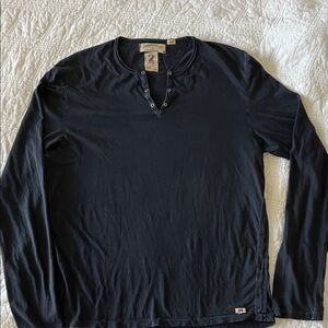 John Varvatos Black Long Sleeve Tee